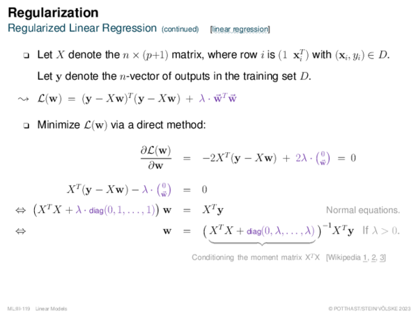 Regularization Regularized Linear Regression