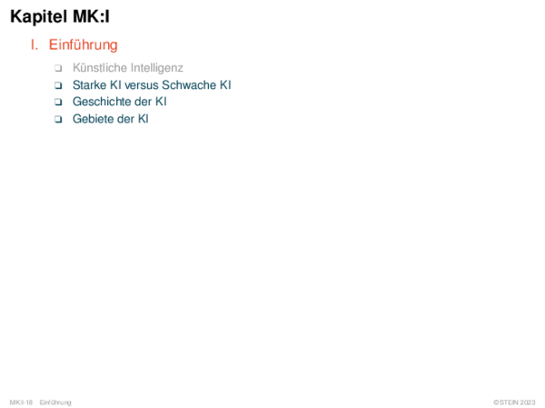 Kapitel MK:I I. Einführung