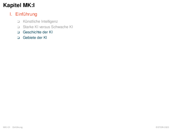 Kapitel MK:I I. Einführung