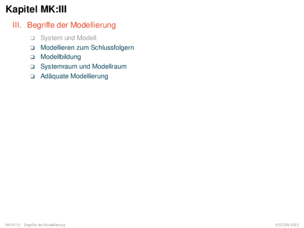 Kapitel MK:III III. Begriffe der Modellierung