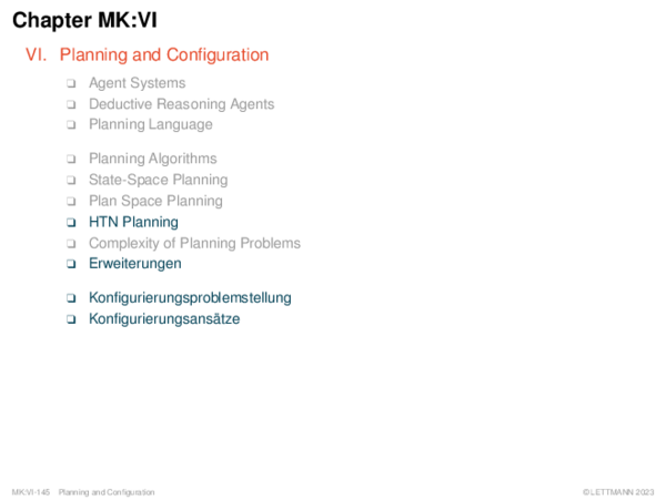 Chapter MK:VI VI. Planning and Configuration