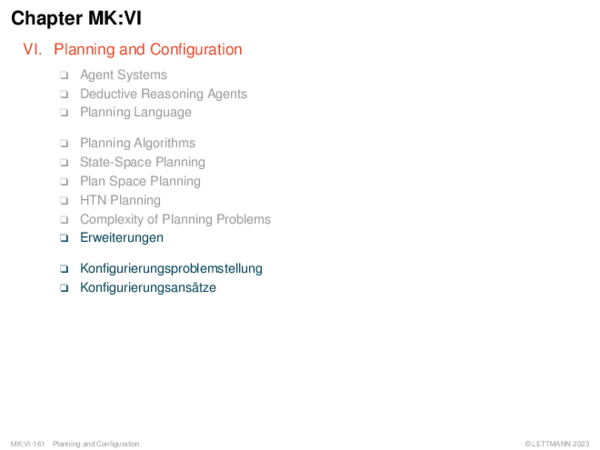 Chapter MK:VI VI. Planning and Configuration